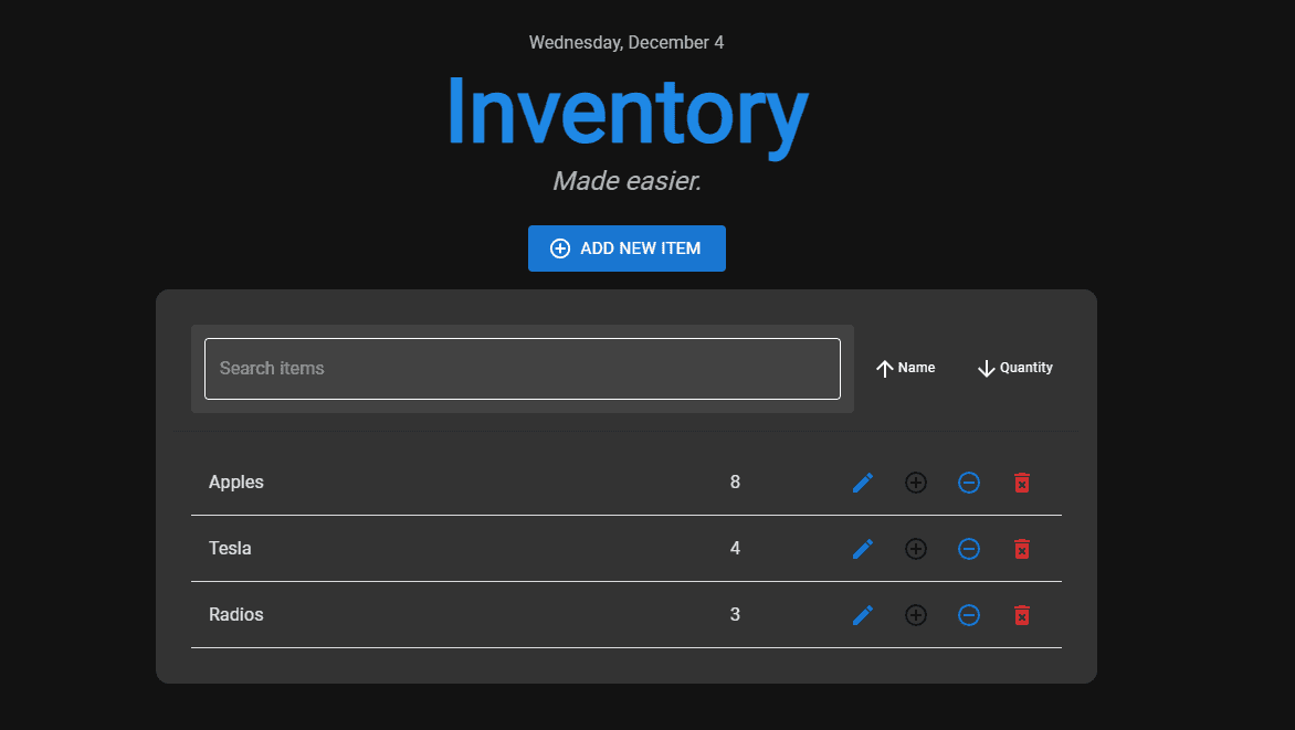 Inventory Tracking Showcase Image